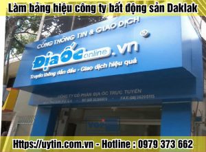 bảng hiệu cty bds daklak