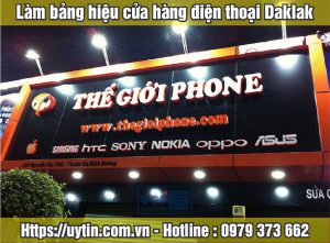 bảng hiệu cửa hàng điện thoại daklak