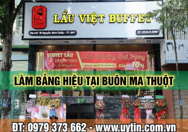 Làm Bảng Hiệu tại BMT