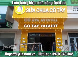 bảng hiệu nhà hàng daklak