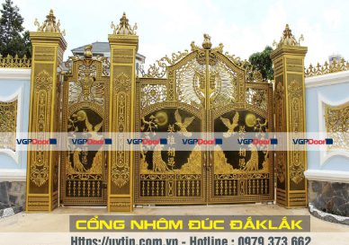 Cổng Nhôm Đúc DakLak