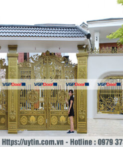 Cổng nhôm đúc cao cấp bmt
