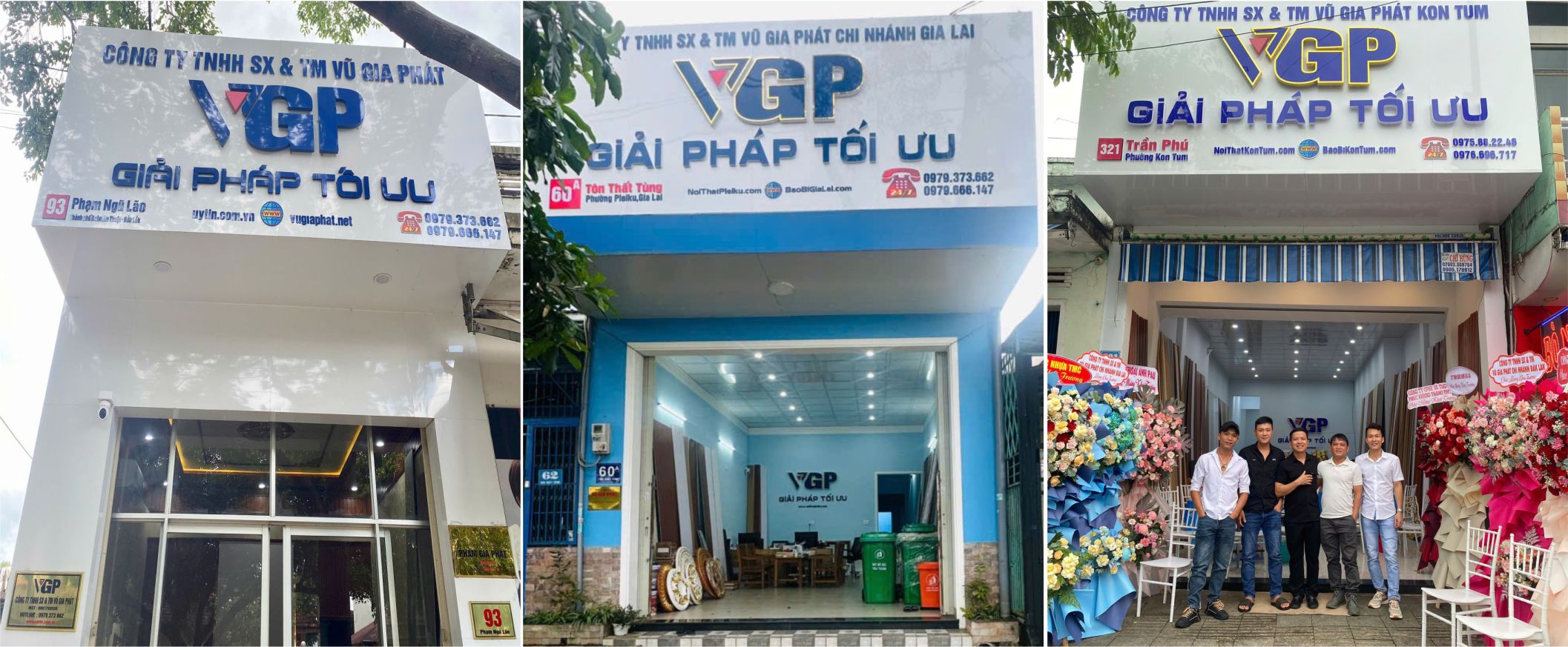 Hệ thống công ty vũ gia phát ở Tây Nguyên