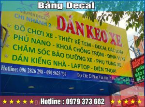 Bảng Decal