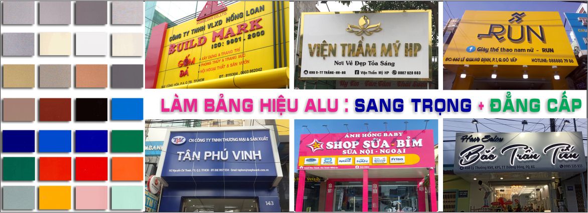 Làm bảng hiệu alu tại Pleiku