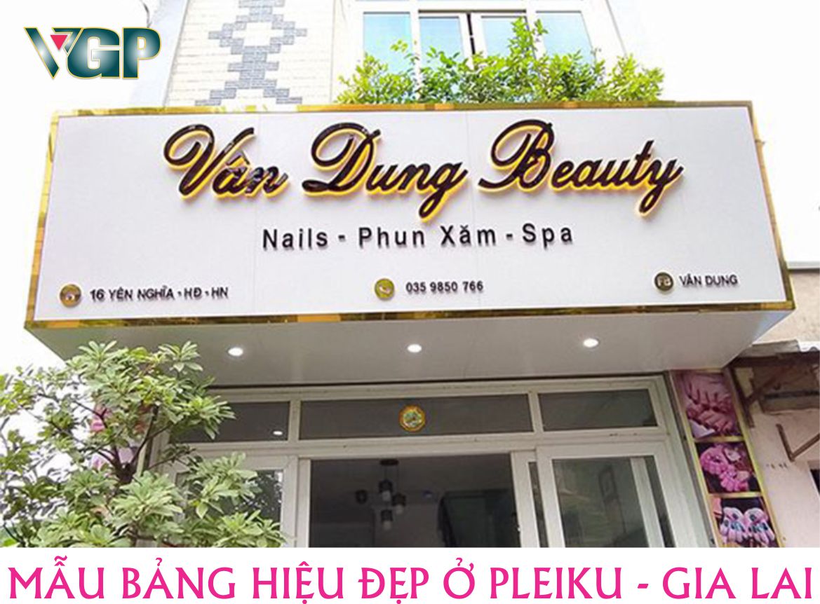 Mẫu bảng hiệu đẹp ở Pleiku Gia Lai