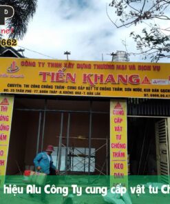 Mẫu bảng Alu chữ nổi đẹp cho công ty dịch vụ chống thấm