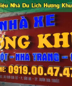 Mẫu bảng hiệu đẹp cho nhà xe dịch vụ Daklak
