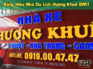 Mẫu bảng hiệu đẹp cho nhà xe dịch vụ Daklak