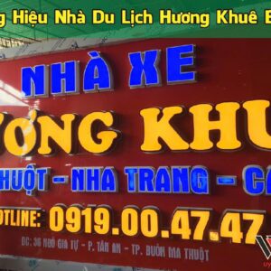 Mẫu bảng hiệu đẹp cho nhà xe dịch vụ Daklak