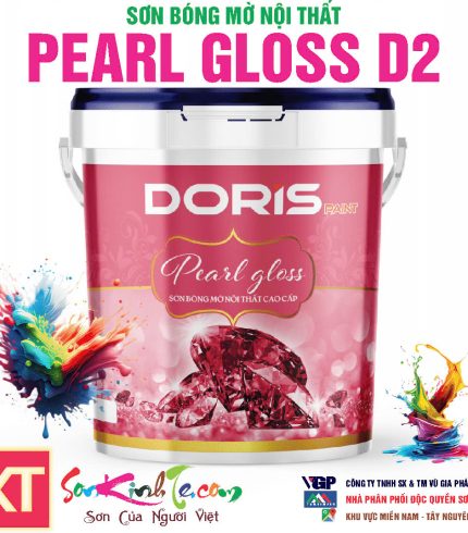 Sơn Doris PEARL GLOSS D2 bóng mờ nội thất