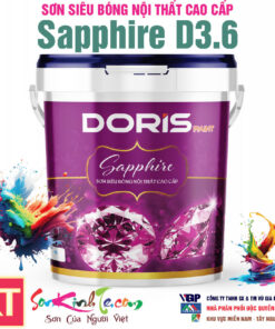 Sơn Doris Sapphire D3.6 siêu bóng nội thất