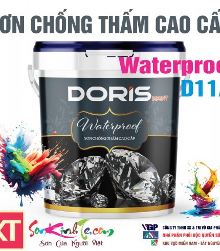 Sơn chống thấm Doris WaterProol D11A Đa Năng cao cấp