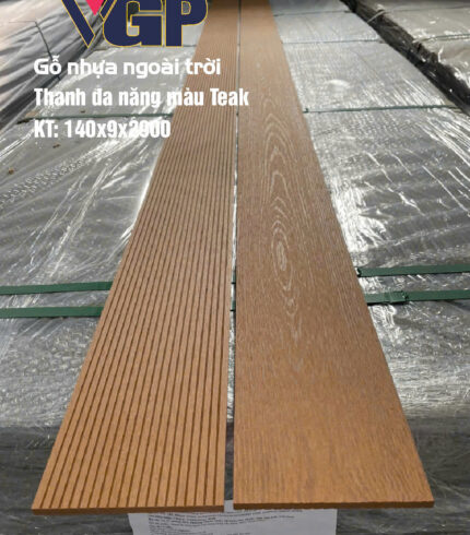 Thanh đa năng VGP màu Teak 140x9x2900