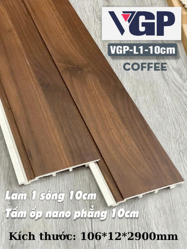 lam 1 sóng BMT Màu coffee VGP-L1-10cm