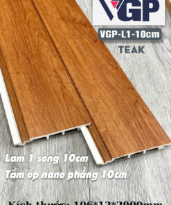 lam 1 sóng BMT Màu teak VGP-L1-10cm