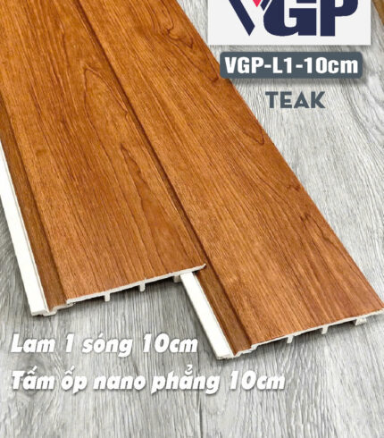 lam 1 sóng BMT Màu teak VGP-L1-10cm