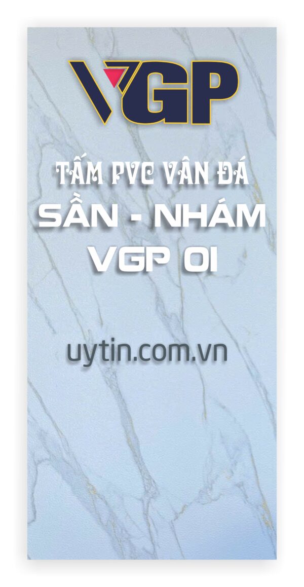 Tấm PVC vân đá Sần nhám VGP 01 BMT Daklak Pleiku Gia Lai