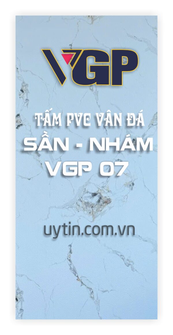 Tấm PVC vân đá Sần nhám VGP 07 BMT Daklak Pleiku Gia Lai