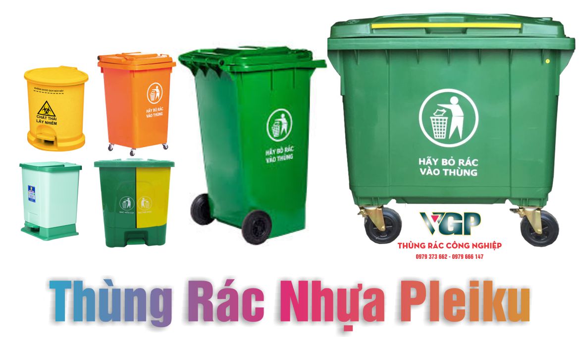 Thùng rác nhựa Pleiku Gia Lai