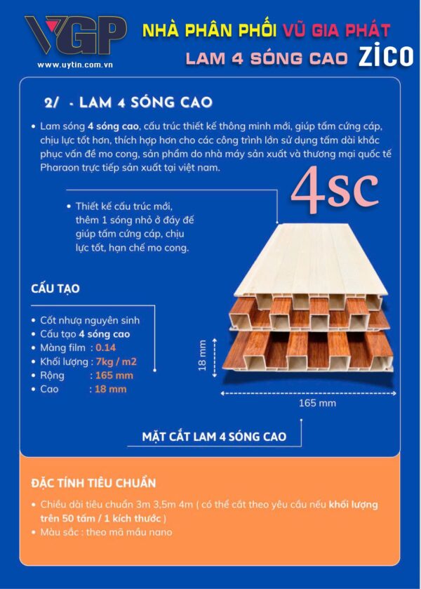 Lam 4 sóng cao Zico