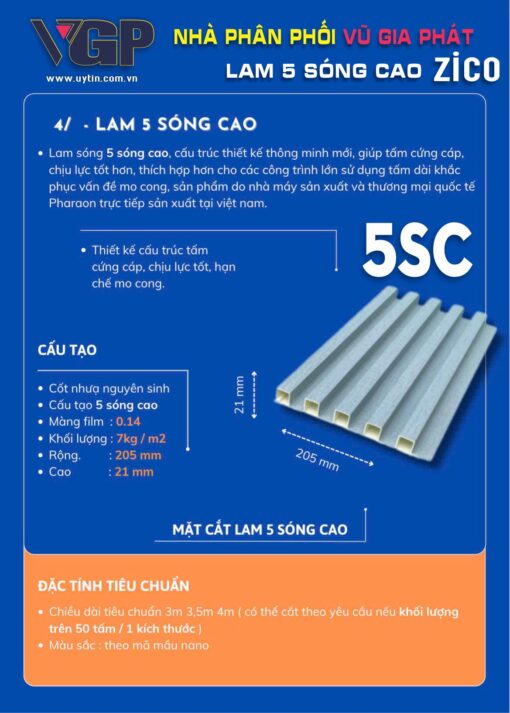 Lam 5 sóng Cao Zico