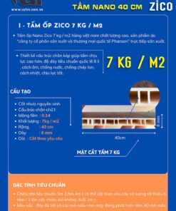 Tấm Nano Zico Cốt kép 7 kg